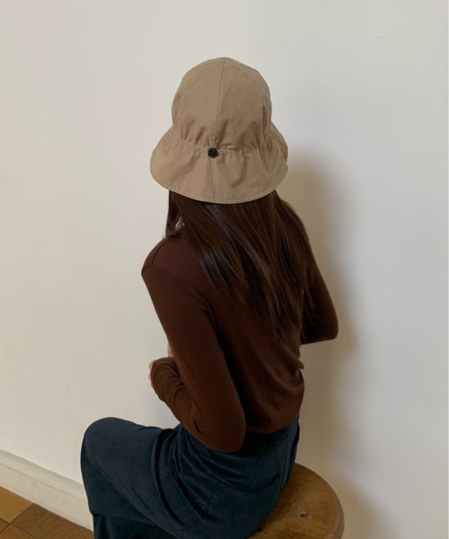 Didot.showroom(ディドット ショールーム)の「squeeze round hat(ハット・レディース・チャコールグレー/ブラック/ベージュ/ブラウン・FREE)」の13枚目の写真