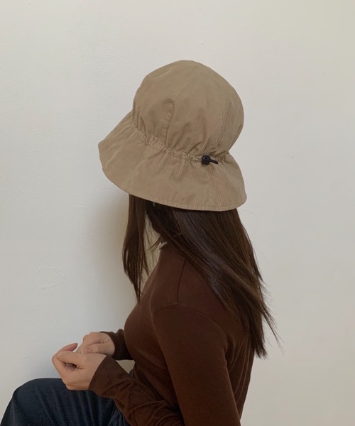 Didot.showroom(ディドット ショールーム)の「squeeze round hat(ハット・レディース・チャコールグレー/ブラック/ベージュ/ブラウン・FREE)」の14枚目の写真