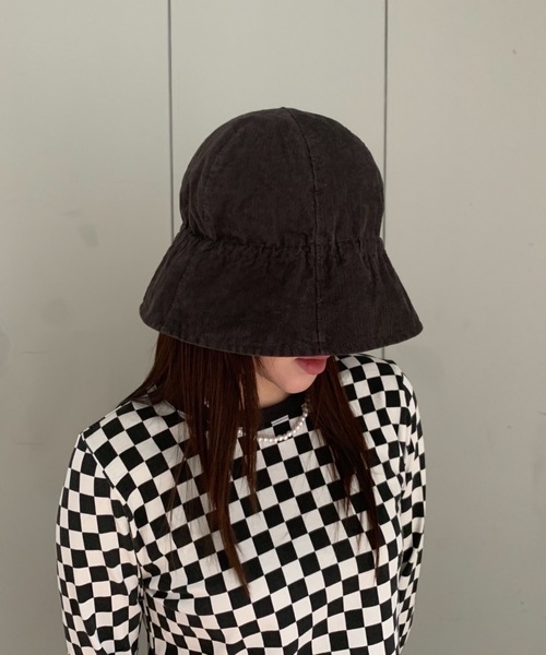 Didot.showroom(ディドット ショールーム)の「squeeze round hat(ハット・レディース・チャコールグレー/ブラック/ベージュ/ブラウン・FREE)」の15枚目の写真