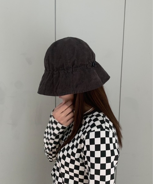 Didot.showroom(ディドット ショールーム)の「squeeze round hat(ハット・レディース・チャコールグレー/ブラック/ベージュ/ブラウン・FREE)」の16枚目の写真