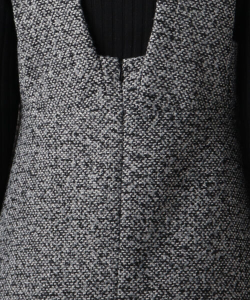 fredy emue（フレディエミュ）の「ツィードフレアジャンスカ（ジャンパースカート・レディース・イエロー系その他4/ブラック系その他4・38/36）」の14枚目の写真