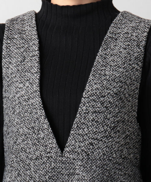 fredy emue（フレディエミュ）の「ツィードフレアジャンスカ（ジャンパースカート・レディース・イエロー系その他4/ブラック系その他4・38/36）」の15枚目の写真