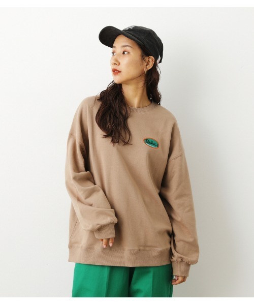 RODEO CROWNS WIDE BOWL（ロデオクラウンズワイドボウル）の「ボックスロゴパッチスウェット（スウェット・レディース・ベージュ/グリーン系その他/ブラック/ホワイト・FREE）」の13枚目の写真