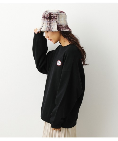 RODEO CROWNS WIDE BOWL（ロデオクラウンズワイドボウル）の「ボックスロゴパッチスウェット（スウェット・レディース・ベージュ/グリーン系その他/ブラック/ホワイト・FREE）」の15枚目の写真