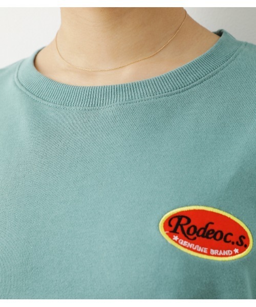 RODEO CROWNS WIDE BOWL（ロデオクラウンズワイドボウル）の「ボックスロゴパッチスウェット（スウェット・レディース・ベージュ/グリーン系その他/ブラック/ホワイト・FREE）」の19枚目の写真