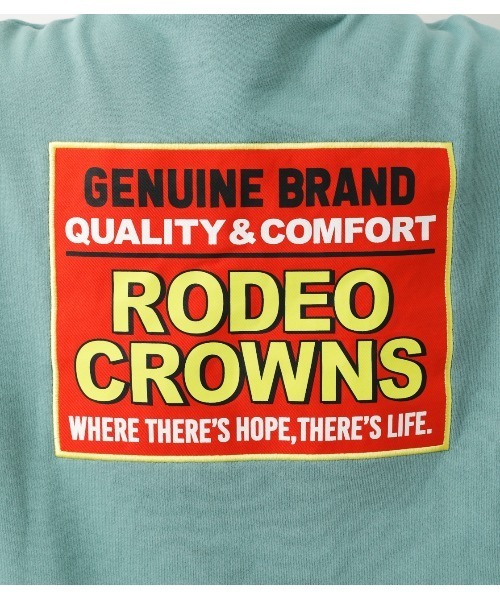 RODEO CROWNS WIDE BOWL（ロデオクラウンズワイドボウル）の「ボックスロゴパッチスウェット（スウェット・レディース・ベージュ/グリーン系その他/ブラック/ホワイト・FREE）」の21枚目の写真