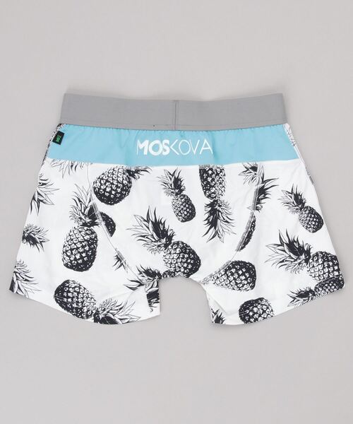 MOSKOVA(モスコヴァ)の「ボクサーパンツ メンズ 男性 下着 モスコヴァ MOSKOVA ロング アンダーウェア かっこいい フード ロゴ フラワー 花柄 ブランド M2 POLYAMIDE(ボクサーパンツ・メンズ・その他1/ブラック/ホワイト・X-LARGE/SMALL/MEDIUM/LARGE)」の5枚目の写真