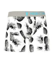 ボクサーパンツ メンズ 男性 下着 モスコヴァ MOSKOVA ロング アンダーウェア かっこいい フード ロゴ フラワー 花柄 ブランド M2 POLYAMIDE