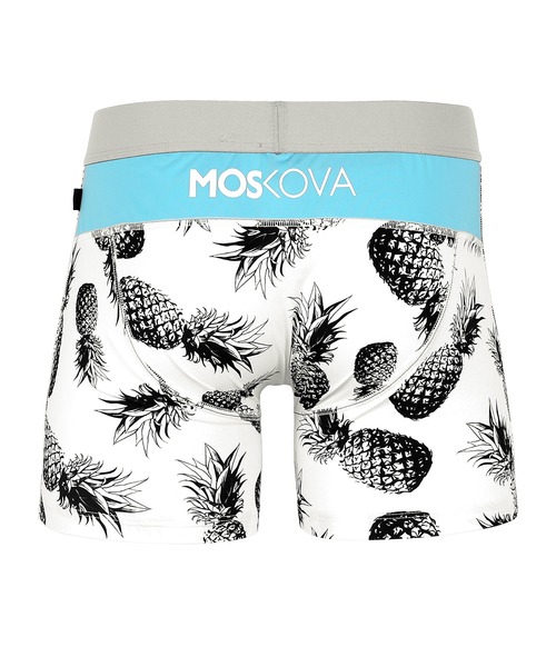 MOSKOVA(モスコヴァ)の「ボクサーパンツ メンズ 男性 下着 モスコヴァ MOSKOVA ロング アンダーウェア かっこいい フード ロゴ フラワー 花柄 ブランド M2 POLYAMIDE(ボクサーパンツ・メンズ・その他1/ブラック/ホワイト・X-LARGE/SMALL/MEDIUM/LARGE)」の7枚目の写真