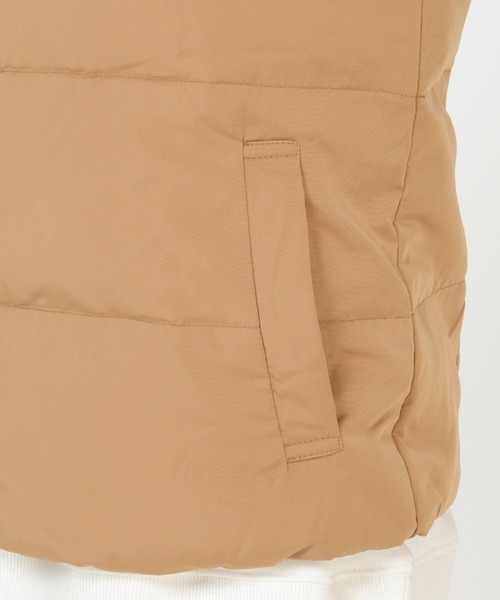 IKKA LOUNGE（イッカラウンジ）の「ピーチスキンダウンジャケット（ダウンジャケット/コート・レディース・キャメル/ブラック・L/M）」の12枚目の写真