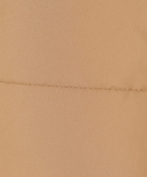 IKKA LOUNGE（イッカラウンジ）の「ピーチスキンダウンジャケット（ダウンジャケット/コート・レディース・キャメル/ブラック・L/M）」の6枚目の写真