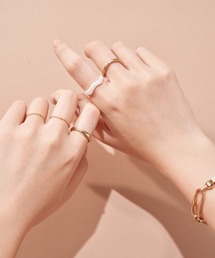 Aunt Marie's | シンプルリングセット(5点セット)(リング)