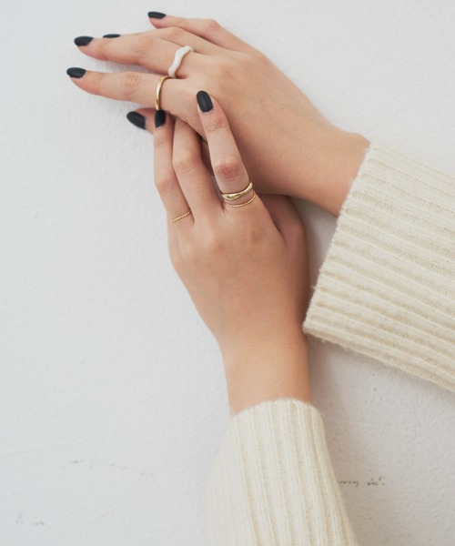 Aunt Marie's（アントマリーズ）の「シンプルリングセット(5点セット)（リング・レディース・シルバー/ゴールド・FREE）」の11枚目の写真