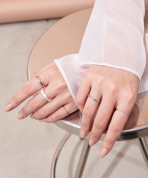 Aunt Marie's（アントマリーズ）の「シンプルリングセット(5点セット)（リング・レディース・シルバー/ゴールド・FREE）」の18枚目の写真