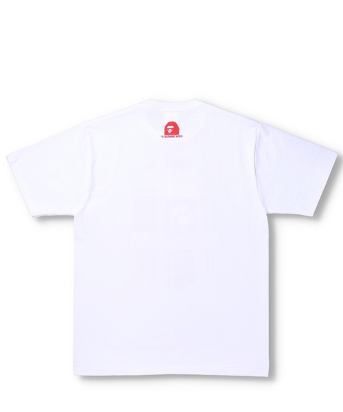 A BATHING APE（アベイシングエイプ）の「BAPE CHECK GIFT APE HEAD TEE M（Tシャツ/カットソー・メンズ・ホワイト/ブラック・MEDIUM/XXX-LARGE/X-LARGE/LARGE/SMALL/XX-LARGE）」の3枚目の写真