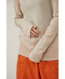 HeRIN.CYE | Crew neck mesh Inner tops(Tシャツ/カットソー)