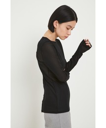 HeRIN.CYE | Crew neck mesh Inner tops(Tシャツ/カットソー)