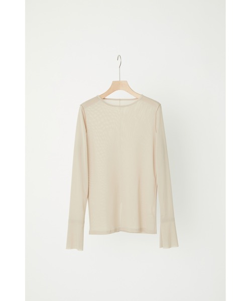 HeRIN.CYE(ヘリンドットサイ)の「Crew neck mesh Inner tops(Tシャツ/カットソー・レディース・ライトブルー/ブラック/ベージュ/ネイビー系・FREE)」の11枚目の写真