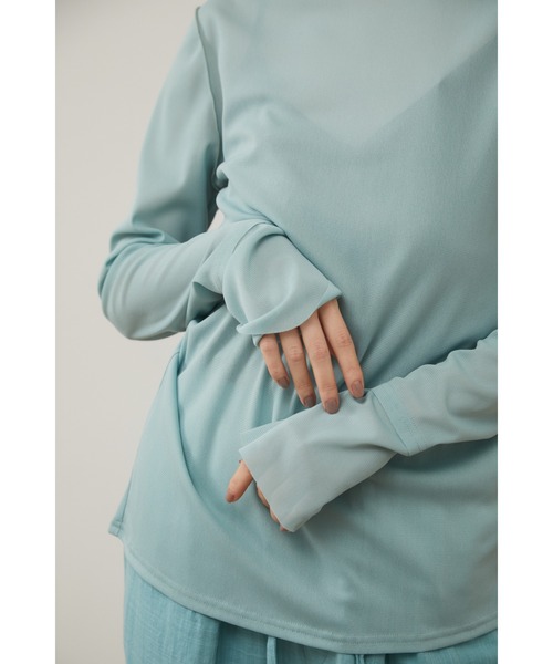 HeRIN.CYE(ヘリンドットサイ)の「Crew neck mesh Inner tops(Tシャツ/カットソー・レディース・ライトブルー/ブラック/ベージュ/ネイビー系・FREE)」の16枚目の写真