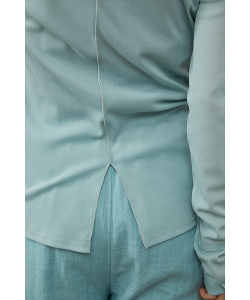 HeRIN.CYE(ヘリンドットサイ)の「Crew neck mesh Inner tops(Tシャツ/カットソー・レディース・ライトブルー/ブラック/ベージュ/ネイビー系・FREE)」の17枚目の写真