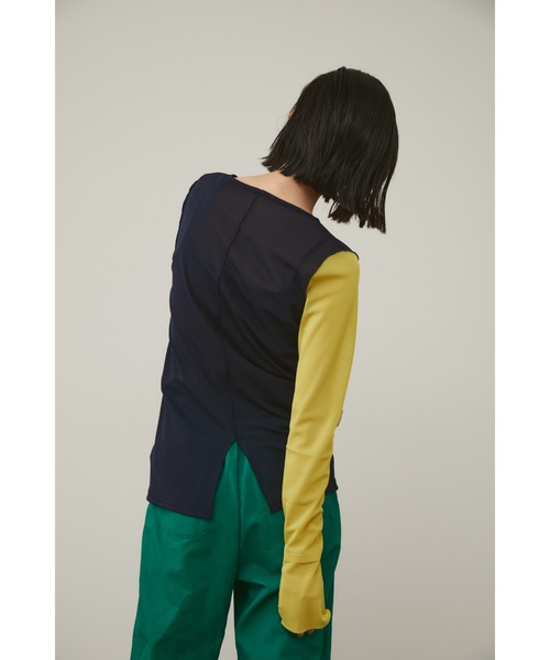 HeRIN.CYE(ヘリンドットサイ)の「Crew neck mesh Inner tops(Tシャツ/カットソー・レディース・ライトブルー/ブラック/ベージュ/ネイビー系・FREE)」の20枚目の写真