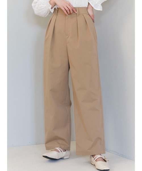 SLURR(スラ―)の「ハイウエストパンツ(その他パンツ・レディース・ベージュ/カーキ・FREE)」の10枚目の写真