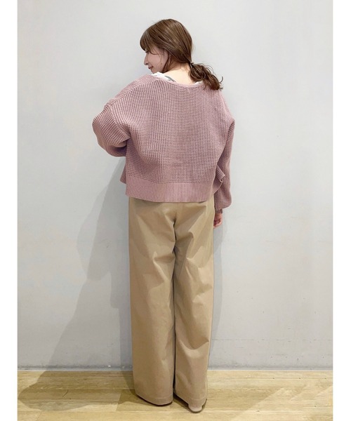SLURR(スラ―)の「ハイウエストパンツ(その他パンツ・レディース・ベージュ/カーキ・FREE)」の15枚目の写真