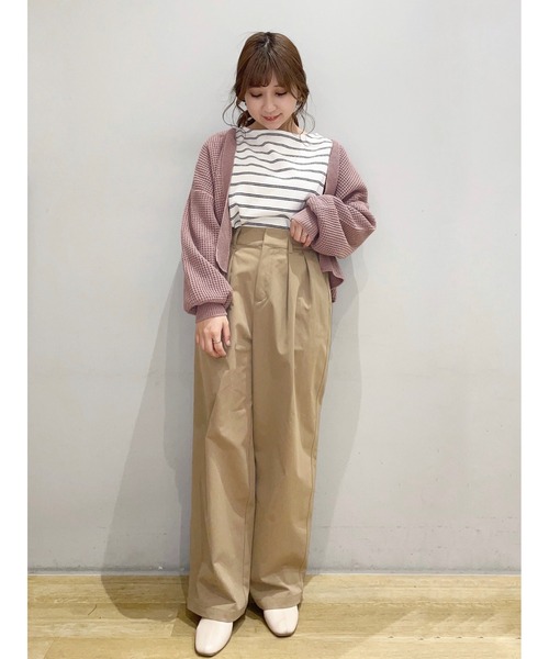 SLURR(スラ―)の「ハイウエストパンツ(その他パンツ・レディース・ベージュ/カーキ・FREE)」の16枚目の写真