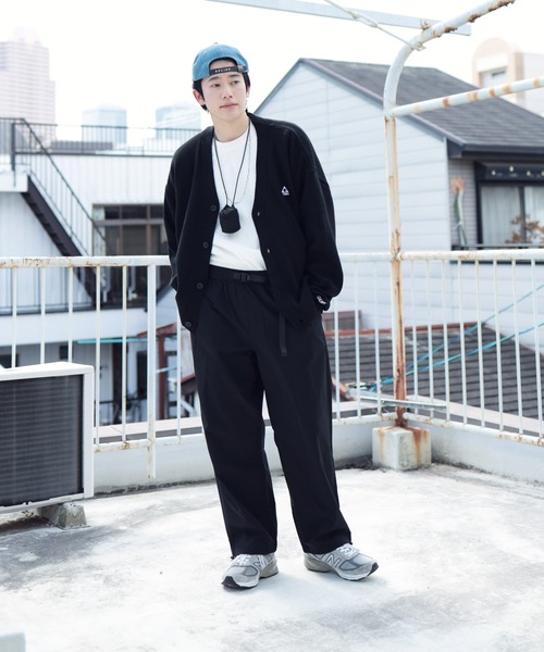 【ユニセックスで着用可能】GERRY/ジェリー別注コラボロゴ刺繍オーバーサイズボリュームニットカーディガン