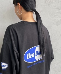 [BEN DAVIS/ベンデイビス] カプセルロゴ バックプリントロングスリーブTシャツ