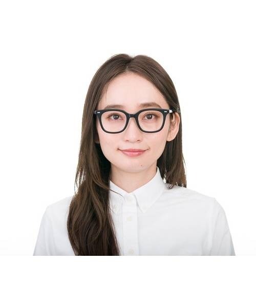 Zoff（ゾフ）の「ウェリントン型 めがね｜Zoff CLASSIC（メガネ・レディース・ブルー/クリア/ブラック/ピンク・FREE）」の10枚目の写真