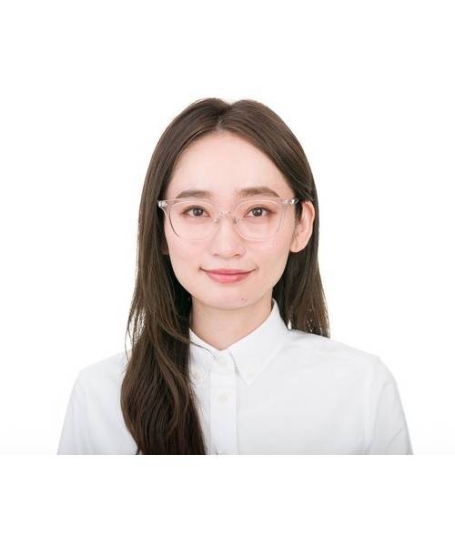 Zoff（ゾフ）の「ウェリントン型 めがね｜Zoff CLASSIC（メガネ・レディース・ブルー/クリア/ブラック/ピンク・FREE）」の14枚目の写真