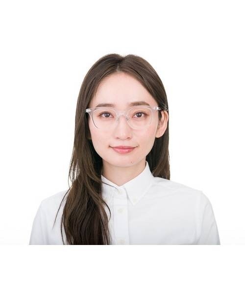 Zoff（ゾフ）の「ウェリントン型 めがね｜Zoff CLASSIC（メガネ・レディース・ブルー/クリア/ブラック/ピンク・FREE）」の17枚目の写真
