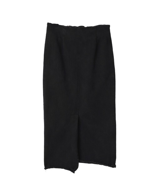 Maison MIHARA YASUHIRO(メゾンミハラヤスヒロ)の「Shrunk Chino Tight Skirt(デニムスカート・レディース・ホワイト・38)」の7枚目の写真