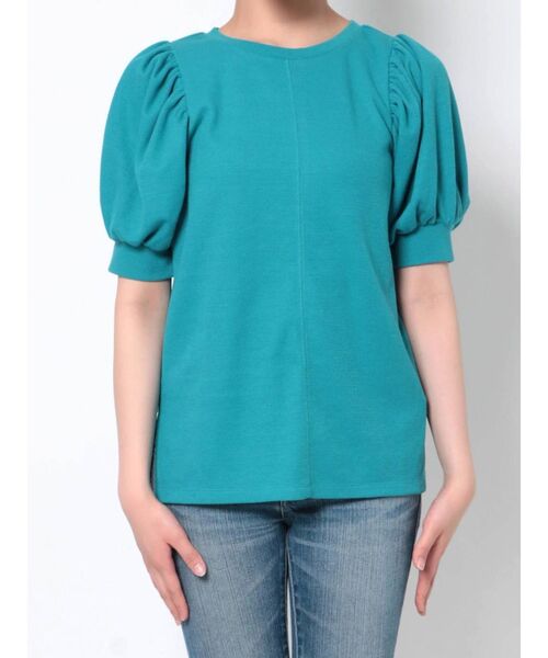 Ungrid(アングリッド)の「【WEB限定】ショルダーデザインTee(Tシャツ/カットソー・レディース・オフホワイト/ブラック/オレンジ/ブルー・FREE)」の17枚目の写真