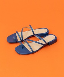 【FABIO RUSCONI/ファビオ ルスコーニ】ローヒールストラップサンダル【MAISON SPECIAL/メゾンスペシャル】