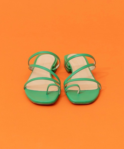 FABIO RUSCONI(ファビオルスコーニ)の「【FABIO RUSCONI/ファビオ ルスコーニ】ローヒールストラップサンダル【MAISON SPECIAL/メゾンスペシャル】(サンダル・レディース・ブラック/ブラウン/オレンジ/ブルー/グリーン・36.5/37.5)」の8枚目の写真