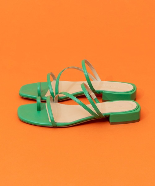 FABIO RUSCONI(ファビオルスコーニ)の「【FABIO RUSCONI/ファビオ ルスコーニ】ローヒールストラップサンダル【MAISON SPECIAL/メゾンスペシャル】(サンダル・レディース・ブラック/ブラウン/オレンジ/ブルー/グリーン・36.5/37.5)」の9枚目の写真