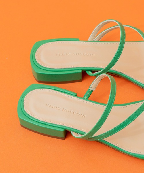 FABIO RUSCONI(ファビオルスコーニ)の「【FABIO RUSCONI/ファビオ ルスコーニ】ローヒールストラップサンダル【MAISON SPECIAL/メゾンスペシャル】(サンダル・レディース・ブラック/ブラウン/オレンジ/ブルー/グリーン・36.5/37.5)」の11枚目の写真