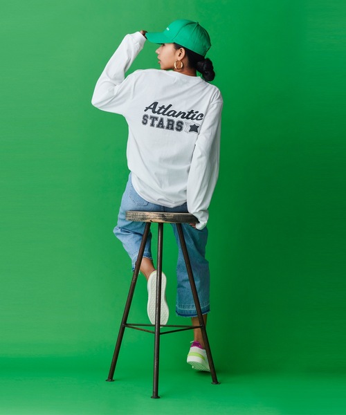 Atlantic STARS(アトランティックスターズ)の「ATLANTIC STARS WEAR | LONG TEE / ロング Tシャツ・ロンT(Tシャツ/カットソー・メンズ・ホワイト/ブラック・S/M/L)」の15枚目の写真