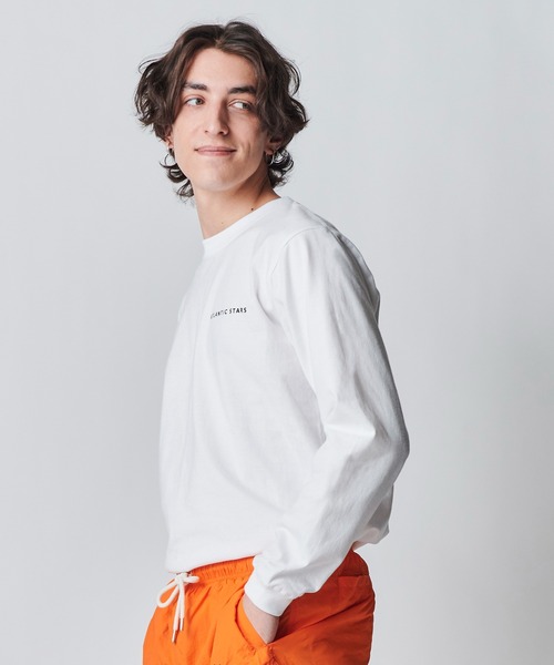 Atlantic STARS(アトランティックスターズ)の「ATLANTIC STARS WEAR | LONG TEE / ロング Tシャツ・ロンT(Tシャツ/カットソー・メンズ・ホワイト/ブラック・S/M/L)」の16枚目の写真