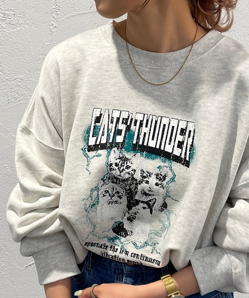 apres jour mignon（アプレジュールミニョン）の「アソートヴィンテージスウェット【ZOZOTOWN限定アイテム】（スウェット・レディース・オフホワイト/ブラック/ホワイト系その他/ブラック系その他/その他/ナチュラル・X-LARGE/フリー）」の6枚目の写真