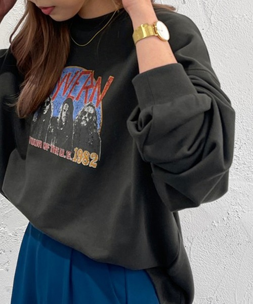 apres jour mignon（アプレジュールミニョン）の「アソートヴィンテージスウェット【ZOZOTOWN限定アイテム】（スウェット・レディース・オフホワイト/ブラック/ホワイト系その他/ブラック系その他/その他/ナチュラル・X-LARGE/フリー）」の4枚目の写真