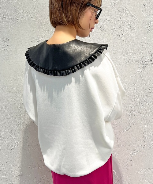 apres jour mignon（アプレジュールミニョン）の「アソートヴィンテージスウェット【ZOZOTOWN限定アイテム】（スウェット・レディース・オフホワイト/ブラック/ホワイト系その他/ブラック系その他/その他/ナチュラル・X-LARGE/フリー）」の9枚目の写真