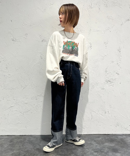 apres jour mignon（アプレジュールミニョン）の「アソートヴィンテージスウェット【ZOZOTOWN限定アイテム】（スウェット・レディース・オフホワイト/ブラック/ホワイト系その他/ブラック系その他/その他/ナチュラル・X-LARGE/フリー）」の20枚目の写真