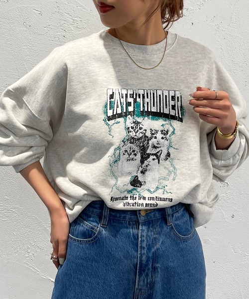 apres jour mignon（アプレジュールミニョン）の「アソートヴィンテージスウェット【ZOZOTOWN限定アイテム】（スウェット・レディース・オフホワイト/ブラック/ホワイト系その他/ブラック系その他/その他/ナチュラル・X-LARGE/フリー）」の22枚目の写真