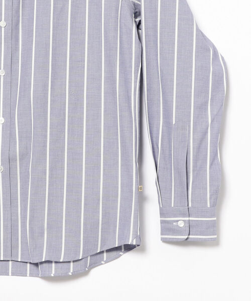 COLONY CLOTHING（コロニークロージング）の「COLONY CLOTHING / ホワイトストライプ ワイドカラーシャツ（シャツ/ブラウス・メンズ・ブルー系その他3・X-SMALL/SMALL/LARGE/MEDIUM）」の9枚目の写真