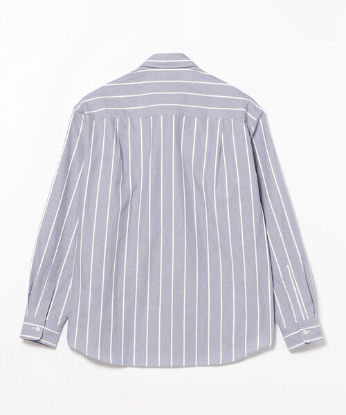 COLONY CLOTHING（コロニークロージング）の「COLONY CLOTHING / ホワイトストライプ ワイドカラーシャツ（シャツ/ブラウス・メンズ・ブルー系その他3・X-SMALL/SMALL/LARGE/MEDIUM）」の10枚目の写真
