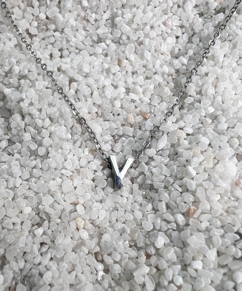 blackdia ocean(ブラックダイヤオーシャン)の「blackdia ocean ステンレス14KGPイニシャルネックレス(ネックレス・レディース・シルバー/ゴールド・K/Y/A/C/E/H/J/N/R/T/S/M/I)」の9枚目の写真