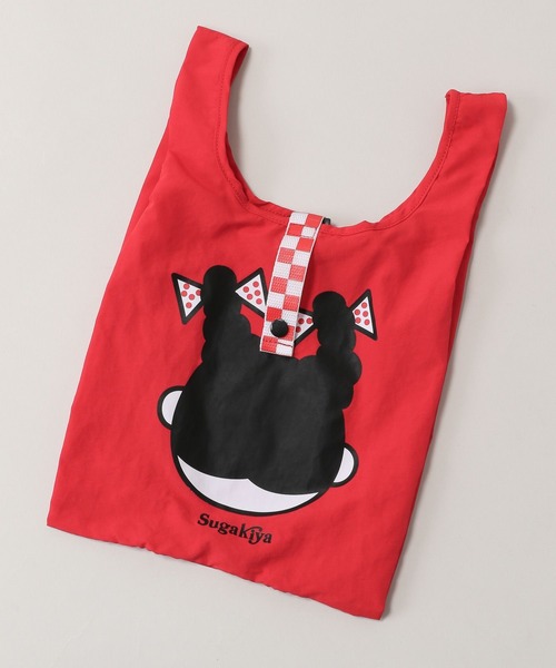 RAGEBLUE（レイジブルー）の「＜一部店舗限定＞【スガキヤ】コラボエコバッグ（エコバッグ/サブバッグ・メンズ・レッド・FREE）」の2枚目の写真